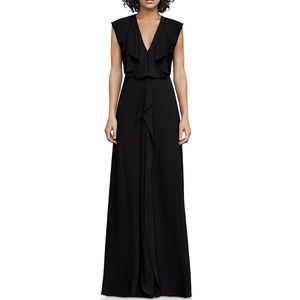 ⭐️BCBGMAXAZRIA⭐️”EVETTE” STUNNING ELEGANT GEORGETTE EVENING GOWN / DRESS SIZE:2